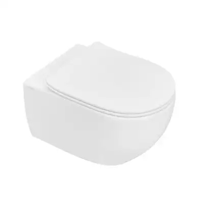 Унітаз підвісний Flaminia MINIAPP 48.5x36 h27 см з системою Goclean, укорочений, Latte Milky white matt (AP119G) (AP119GLAT)