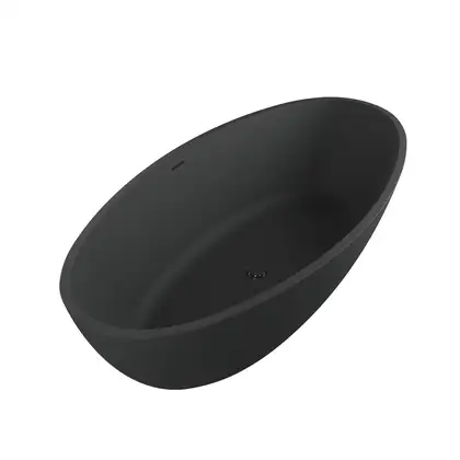 Ванна зі штучного каменю Flaminia APP 176x91 h52,5cm, Carbone matt (AP176V) (AP176VCAR)
