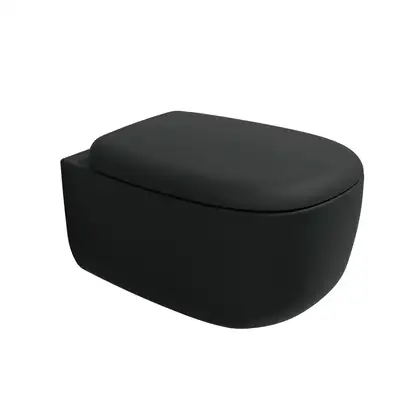 Підвісний унітаз Flaminia Bonola 54x38 з системою Goclean, сarbone matt (BN118G) (BN118GCAR)