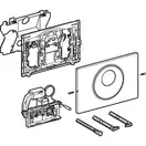 Geberit Sigma10 Електронне керування змивом, сталь (115.856.SN.6)