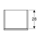 Пенал 36 х 29,9 х h118 см Geberit Smyle Square (500.361.JK.1)