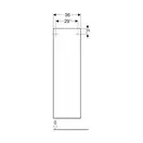 Пенал 36 х 29,9 х h118 см Geberit Smyle Square (500.361.JK.1)