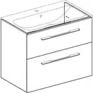 Тумба под раковину Geberit Selnova Square, slim rim 80 см, лава матовая 501.209.00.1