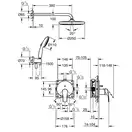 Grohe Eurosmart Душ прихований, хром (25288000)