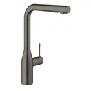 Смеситель для кухни Grohe Essence DN 15 (цвет - тёмный графит, матовый), с выдвижной лейкой (30270AL0)