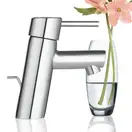 Смеситель однорычажный для раковины Grohe Concetto DN 15 S-Size (цвет - хром) с донным клапаном (3220410E)