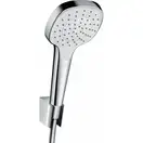 Hansgrohe Croma Select S 1jet, душевой гарнитур, хром/белый (26424400)