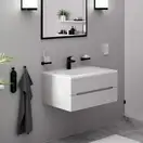 HANSGROHE Logis 100 Змішувач для раковини, чорний матовий (71100670)