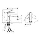 Hansgrohe Tecturis E 110 EcoSmart+ Смеситель для раковины, хром (73011000)