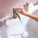 Hansgrohe Tecturis S Змішувач для раковини, матова бронза (73312140)