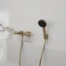 HANSGROHE Tecturis E Змішувач для ванни, шліфована бронза (73420140)