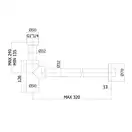 Сифон для умивальника Paffoni Steel, сталь (ZACC395AC)