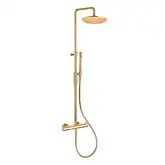 Paffoni BIRILLO Душевая система, Gold Spazzolato (ZCOL646KLIQHGSP)