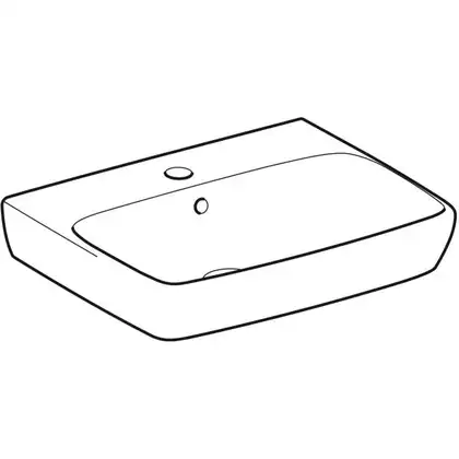 Geberit Selnova Square Умивальник підвісний, білий (500.290.01.7)