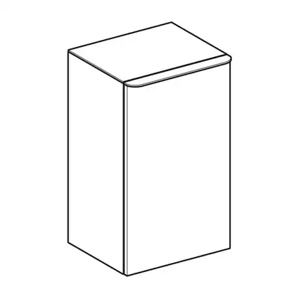 Шкафчик с одной дверцей, петли справа 36 х 32,6 х h60 см Geberit Smyle Square (500.359.JR.1)