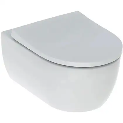 Унитаз подвесной Rimfree (безободковий) Geberit Icon, с сиденьем Soft Close (500.784.01.1)