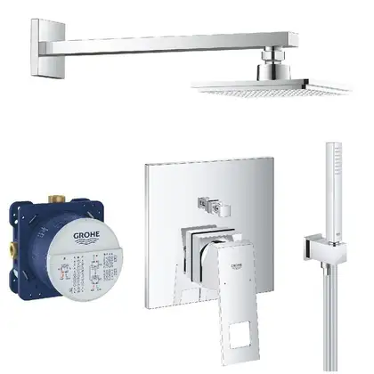 Душевая система скрытого монтажа Grohe Eurocube (цвет - хром) (234090SB)