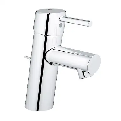 Смеситель однорычажный для раковины Grohe Concetto DN 15 S-Size (цвет - хром) с донным клапаном (3220410E)