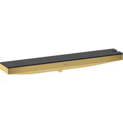 Настенный держатель Porter 500 с полкой правый Hansgrohe Porter E (цвет - шлифованная бронза) 26858140