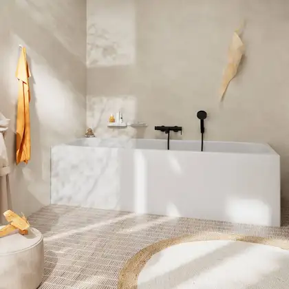 Hansgrohe Tecturis S Змішувач для ванни, чорний матовий (73422670)