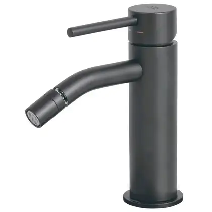 Змішувач для біде Paffoni Light з донним клапаном, Brushed Black Nickel (LIG135NKNSP)