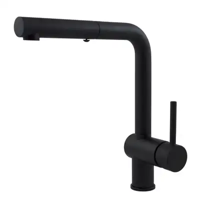 Paffoni Light Змішувач для кухні, чорний матовий (LIG285NO-MET) Paffoni Light Змішувач для кухні, чорний матовий (LIG285NO-MET)