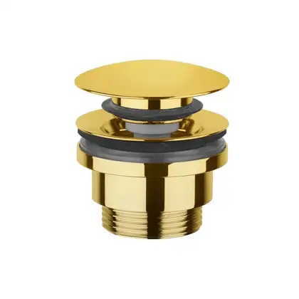 Донный клапан Clic-Clac Paffoni Light (цвет - Honey gold / Медовое золото) (ZSCA050HG) Донный клапан Clic-Clac Paffoni Light (цвет - Honey gold / Медовое золото) (ZSCA050HG)