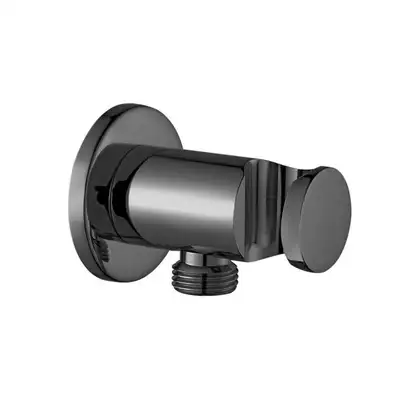 Держатель для ручного душа Paffoni Light/Birillo (цвет - Nichel nero spazzolato / Матовый чёрный никель) (ZSUP031NKNSP)