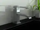 Смеситель для раковины (умывальника) KOHLMAN AXIS CHROME низкий (QB100N)