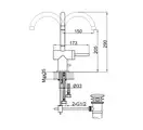 Смеситель для раковины (умывальника) KOHLMAN MAXIMA CHROME (QB150M)