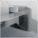 Смеситель для раковины (умывальника) KOHLMAN FOXAL CHROME + BOX скрытого монтажа (QW180F)