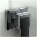 Смеситель для раковины (умывальника) KOHLMAN EXCELENT CHROME + BOX скрытого монтажа (QW180H)