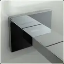 Смеситель для раковины (умывальника) KOHLMAN EXCELENT CHROME + BOX скрытого монтажа (QW180H)