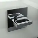 Смеситель для раковины (умывальника) KOHLMAN NEXEN CHROME + BOX скрытого монтажа (QW193U)