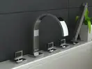 Смеситель для ванны KOHLMAN NEXEN-S CHROME на борт ванны (SQB262U)
