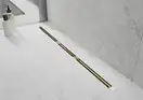 Трап для душа MEXEN FLAT 360° SUPER SLIM GOLD золотой 80 см (MEX-1551080)