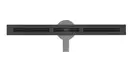 Трап для душа MEXEN FLAT 360° SUPER SLIM BLACK черный 150 см (MEX-1751150)