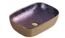 Умывальник (раковина) MEXEN RITA VIOLET GOLD накладной (MEX-21084557)
