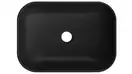 Умывальник (раковина) MEXEN RITA BLACK MATT / BRUSHED GOLD накладной (MEX-21084577)