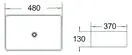 Умывальник (раковина) MEXEN CATIA GREEN MAT накладной (MEX-21314848)