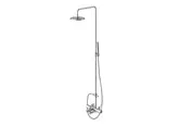 Душевой гарнитур KOHLMAN DEXAME CHROME с изливом (QW277D)