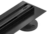 Трап для душа MEXEN FLAT 360° SLIM BLACK черный 180 см (MEX-1741180)