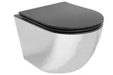 Подвесной унитаз MEXEN LENA SILVER BLACK MATT (MEX-30224074)