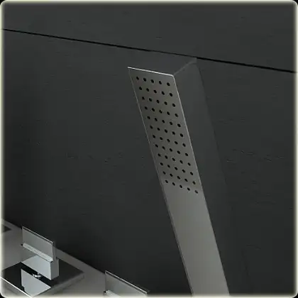 Смеситель для ванны KOHLMAN AXIS CHROME на борт ванны (QB262N)