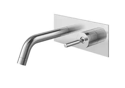 Смеситель для раковины (умывальника) KOHLMAN MAXIMA CHROME + BOX скрытого монтажа (QW185M)
