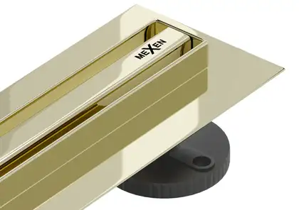 Трап для душа MEXEN FLAT 360° SLIM GOLD золотой 80 см (MEX-1541080)