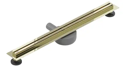 Трап для душа MEXEN FLAT 360° SLIM GOLD золотой 100 см (MEX-1541100)