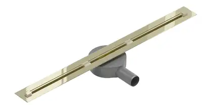 Трап для душа MEXEN FLAT 360° SUPER SLIM GOLD золотой 90 см (MEX-1551090)