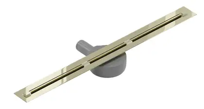 Трап для душа MEXEN FLAT 360° SUPER SLIM GOLD золотой 100 см (MEX-1551100)