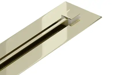 Трап для душа MEXEN FLAT 360° SUPER SLIM GOLD золотой 130 см (MEX-1551130)